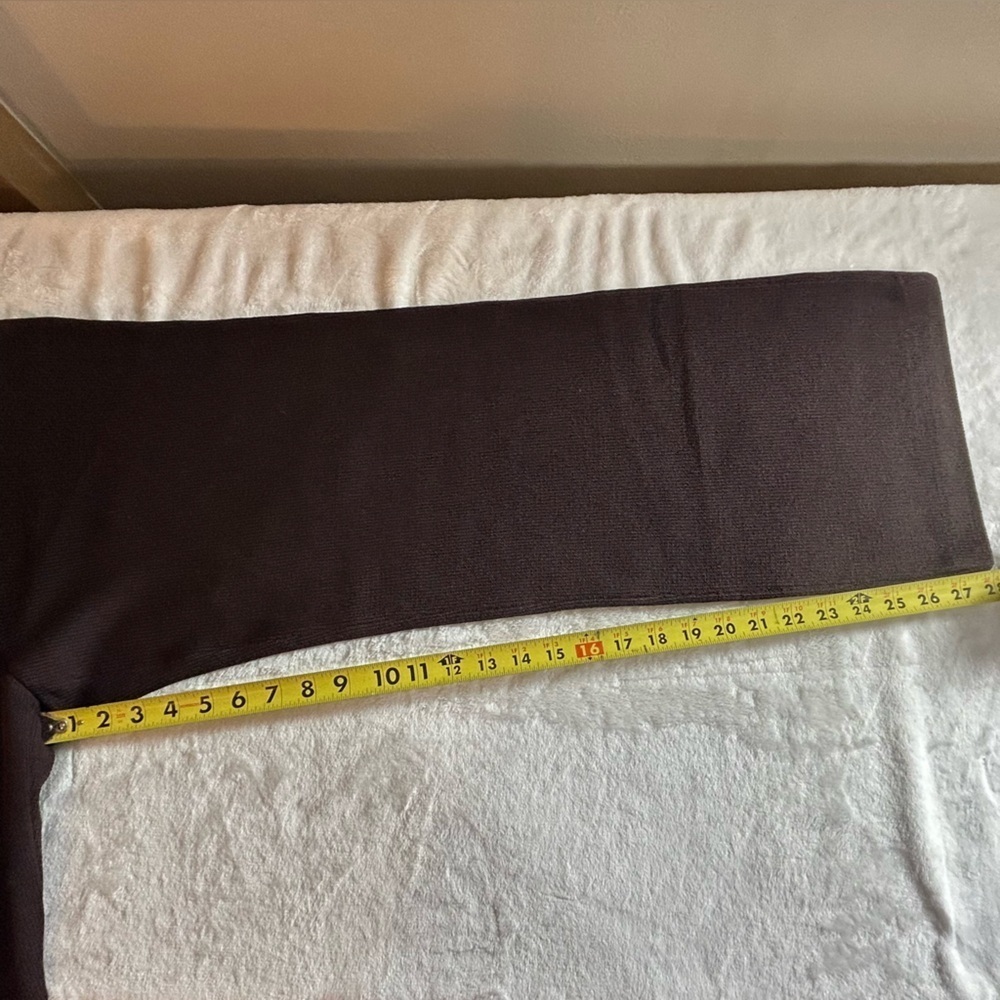 St. John Sport Essentials Marie Grey Classic Brown Trousers Elastic Waist Size M - Picture 10 of 13